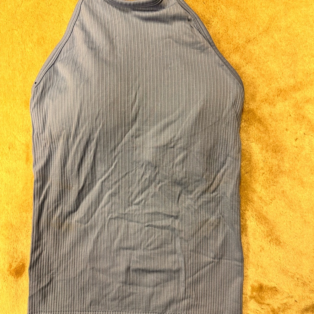 90 Degree By Reflex Light Blue Rib Seamless Calista Tank